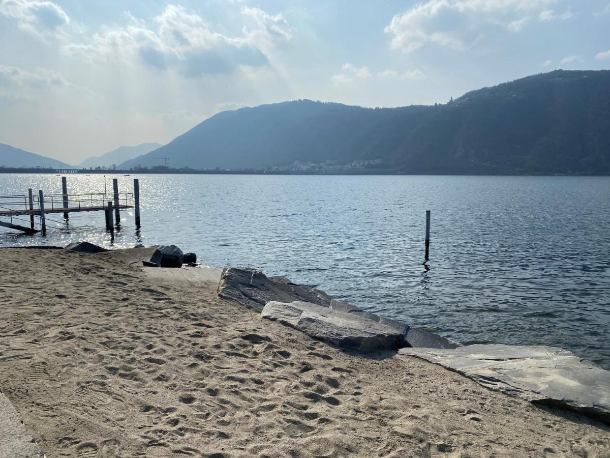 Relax-Lugano Lake Bissone Buitenkant foto