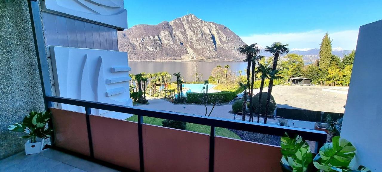 Relax-Lugano Lake Bissone Buitenkant foto