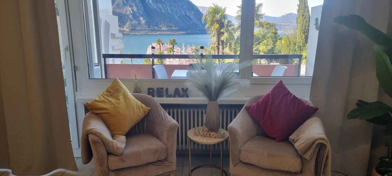 Relax-Lugano Lake Bissone Buitenkant foto