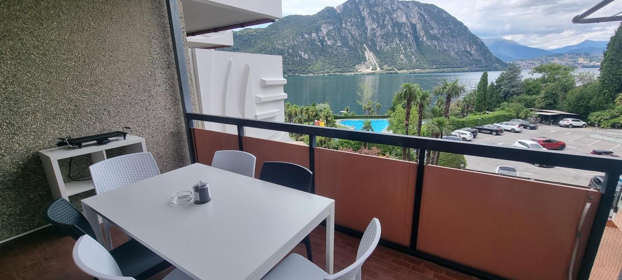 Relax-Lugano Lake Bissone Kamer foto