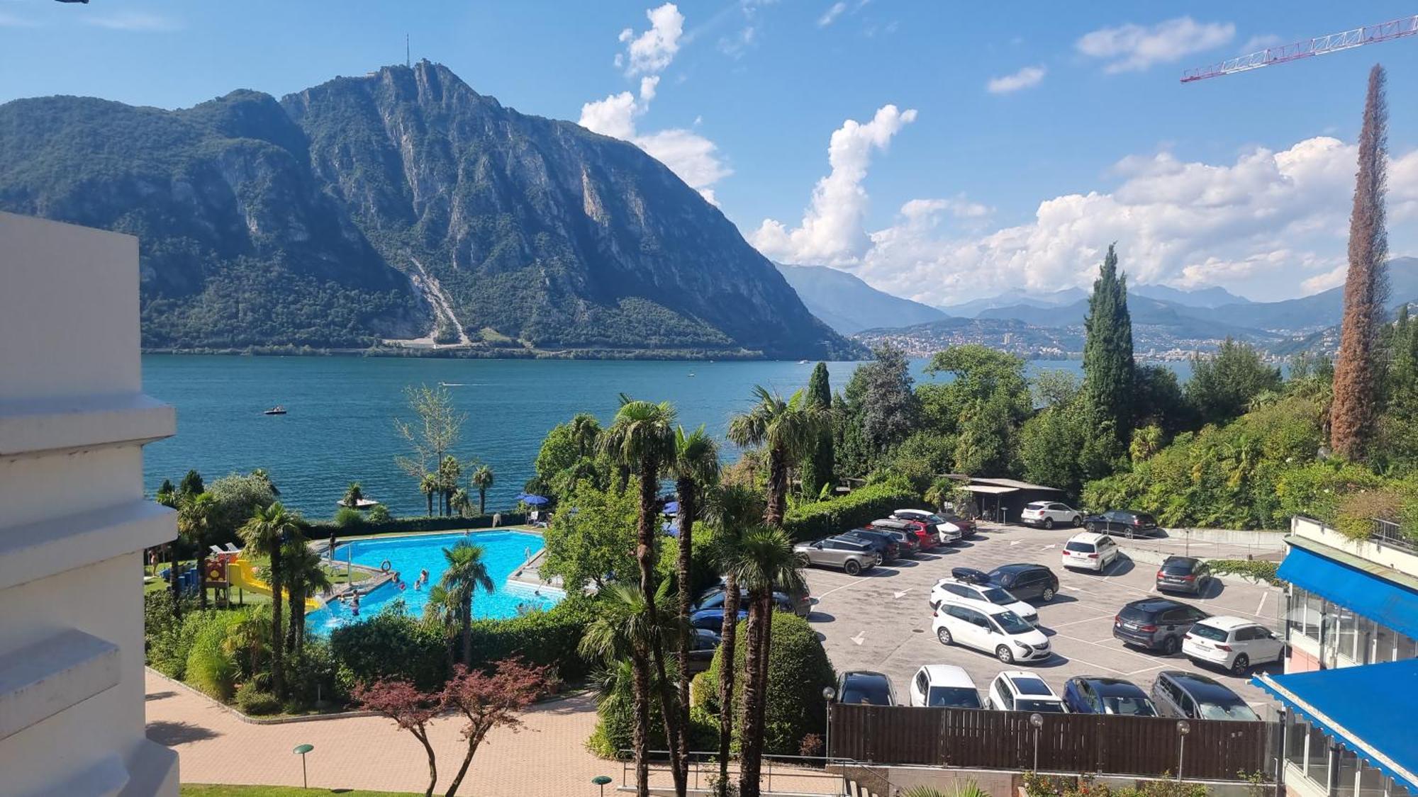 Relax-Lugano Lake Bissone Buitenkant foto