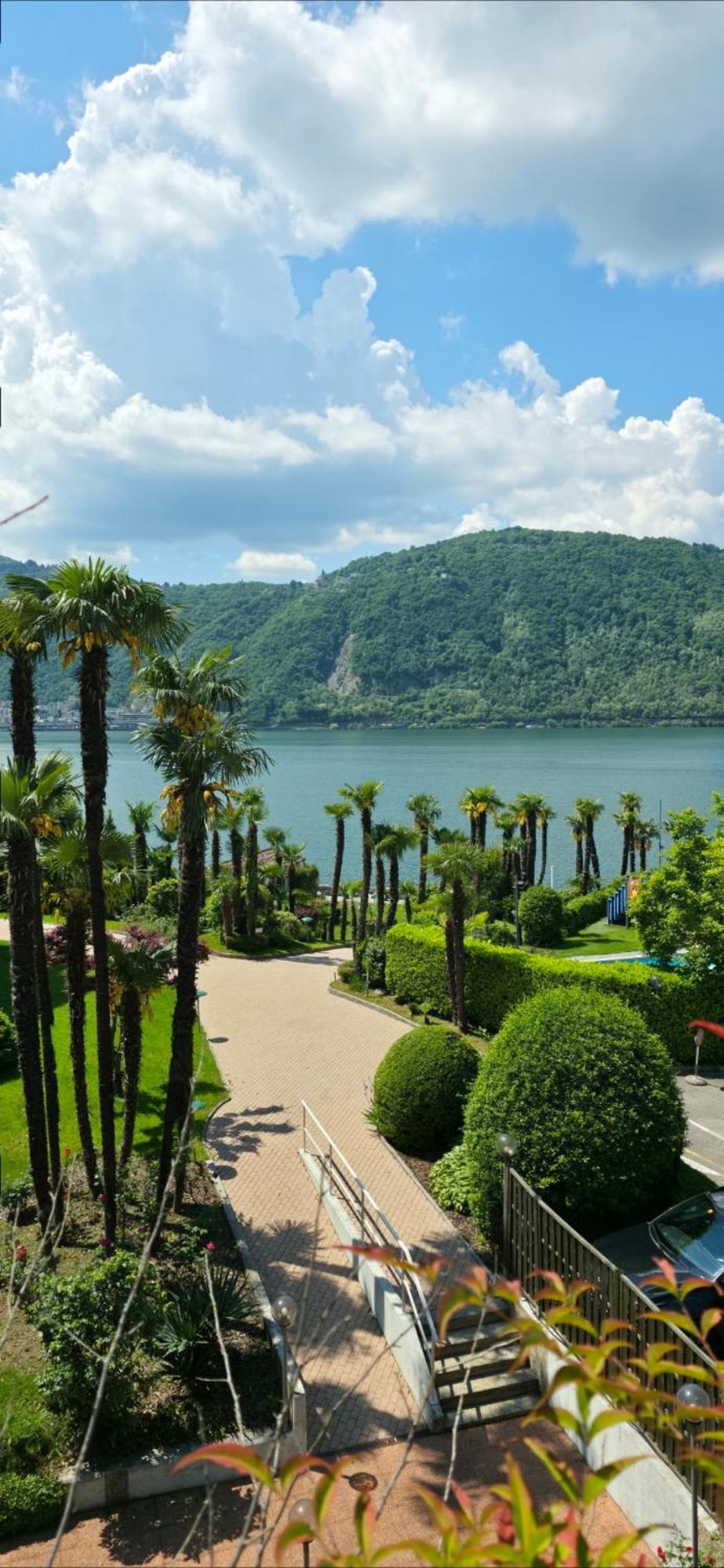 Relax-Lugano Lake Bissone Buitenkant foto
